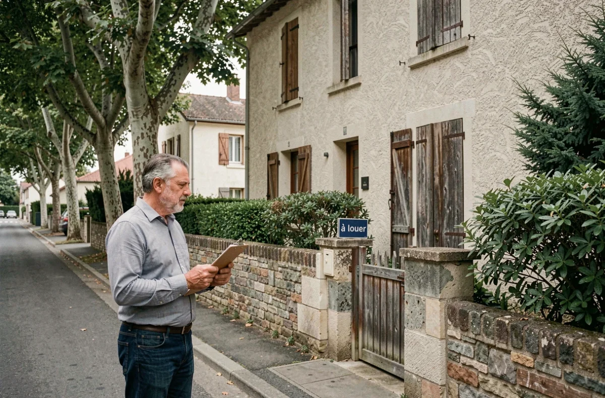 Propriétaire bailleur inspectant sa maison à louer face aux changements législatifs pour les propriétaires en 2026